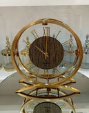 ساعت رومیزی استیل طلایی