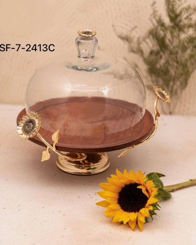 کیک خوری دربدار چوبی آفتابگردان