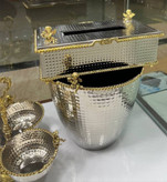 ست سطل و جا دستمال کاغذی پذیرایی فرشته