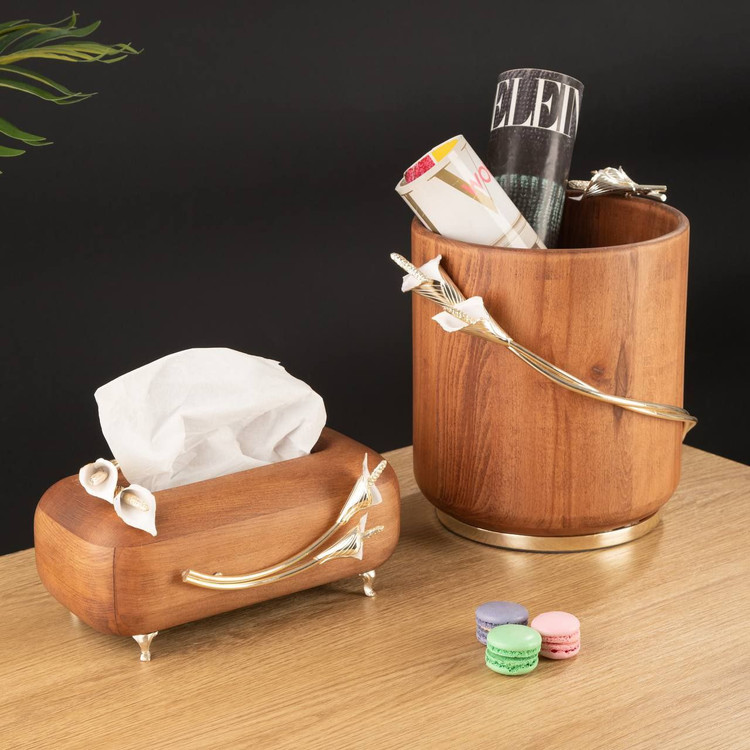 ست سطلوباکس دستمال کاغذی